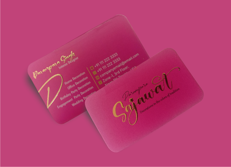 PVC FUSION CARD + 800 MICRON + VELVET + UV + FOIL + DIE CUT 