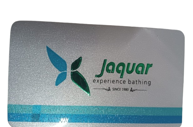 PVC FUSION CARD + 800 MICRON SILVER + GLOSS + UV + FOIL + DIE CUT  
