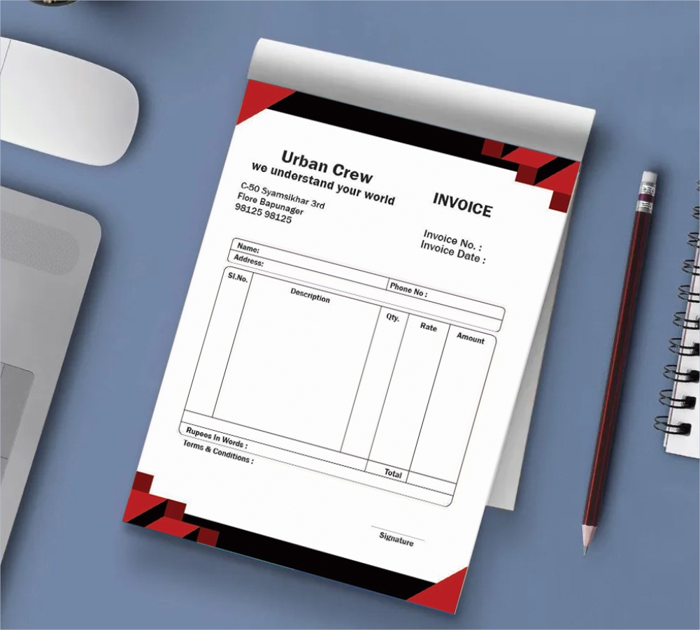 A4 Bill Book - 2 Copy (Four Colour)