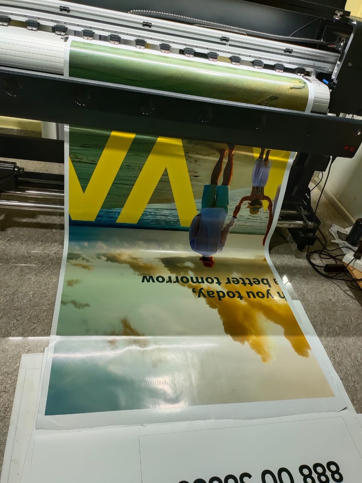 UV FRONTLIT CLEAR / VINYLE ( 1 LAYER - AVERY, LG, 3M ) 