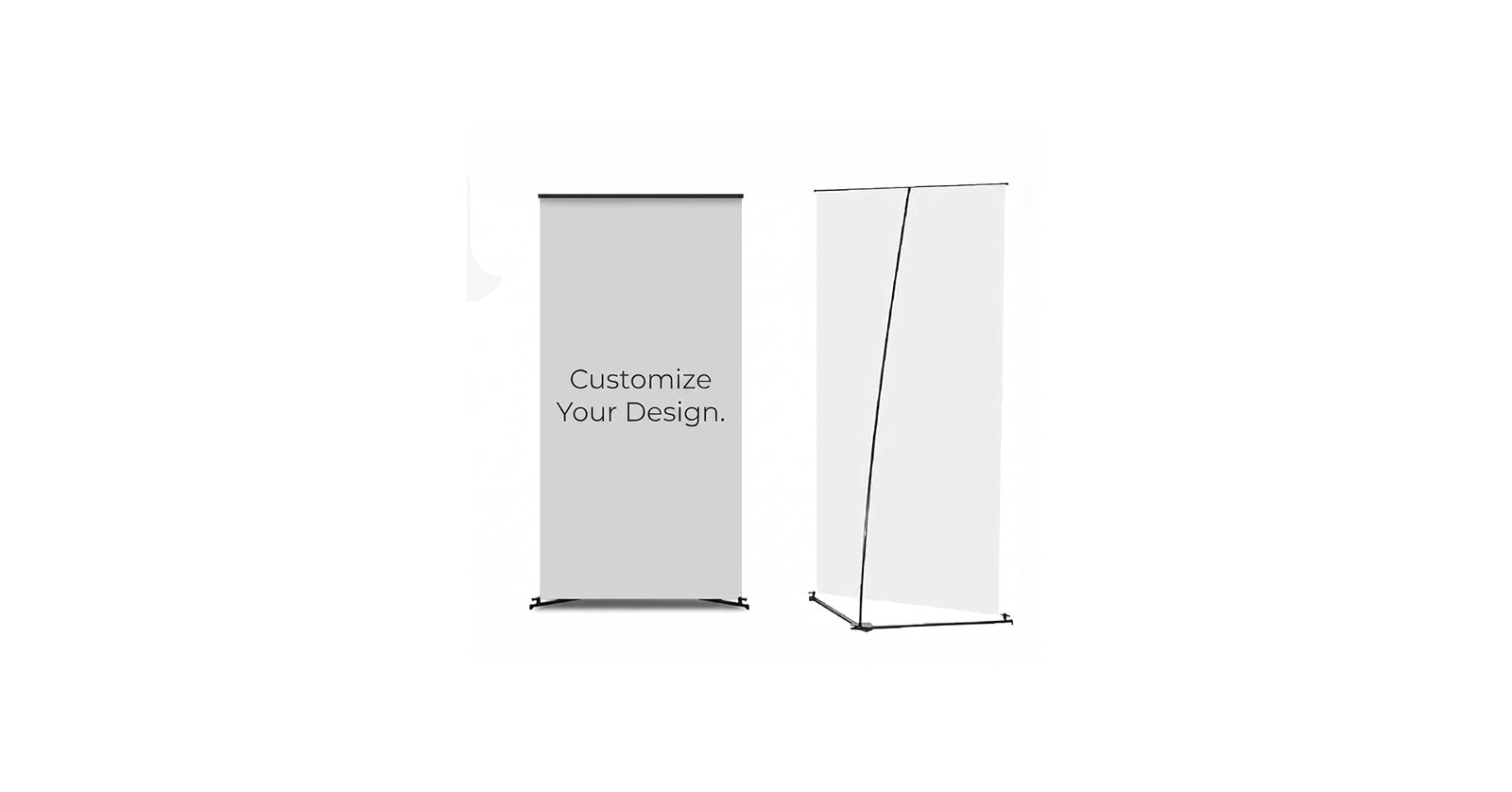 V Banner Stand  
